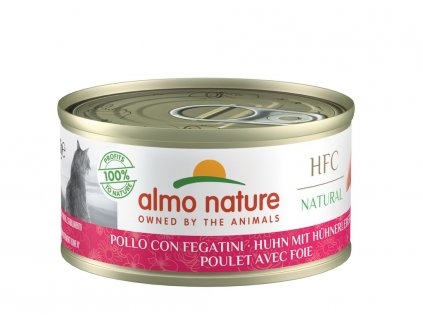 Almo Nature HFC Natural - Kuře a játra 70g
