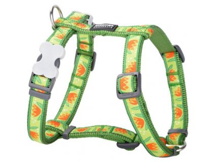 Postroj Red Dingo 20 mm x 45-66 cm - Tropical Green