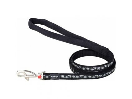 Red Dingo vodítko – Diamond Black – 15 mm x 1,8 m