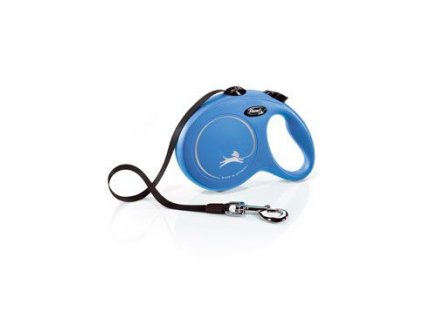 Vodítko FLEXI Classic New L pásek 5m/50kg modrá