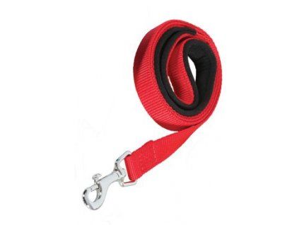 Vodítko pes SOFT nylon 20mm/1m červená Zolux