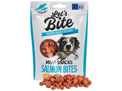 Brit DOG Let’s Bite Meat Snacks. Salmon Bites 150 g