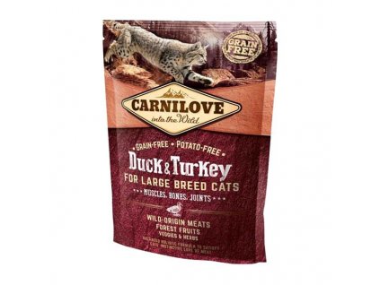 Carnilove Cat Adult Duck & Turkey Large B.Grain Fr 0,4 kg