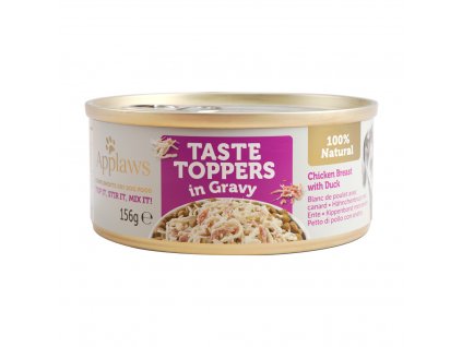 Applaws konzerva Dog Taste Toppers Gravy Kuře s kachnou 156g