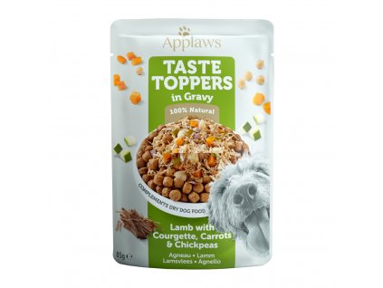 Applaws kapsička Dog Taste Toppers Gravy Jehněčí s cuketou 85g