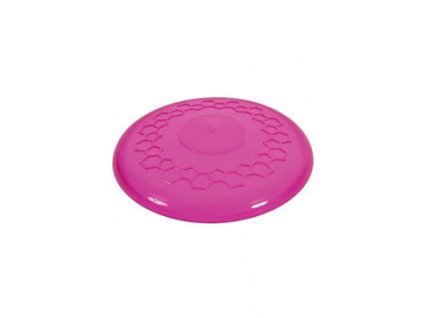 Hračka pes FRISBEE TPR POP 23 cm růžová Zolux