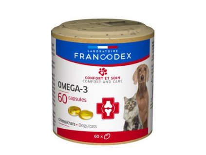 Francodex Omega 3 Capsules pes, kočka 60tbl