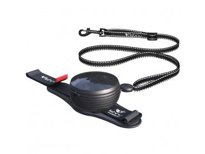 Lishinu vodítko 3v1 (pro psy a kočky do 8kg), Light Lock, černé