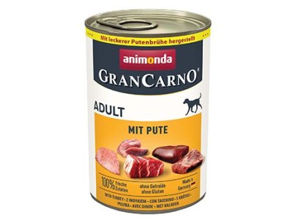 Animonda pes GRANCARNO konz. ADULT hovězí/ krůta 400g