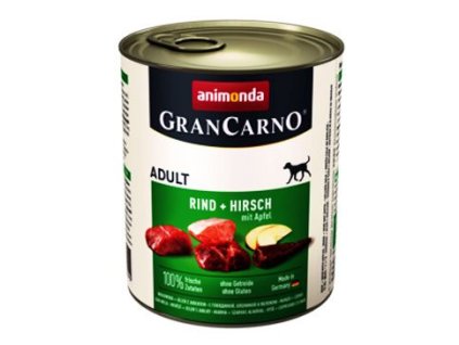 Animonda pes GRANCARNO konz. ADULT jelen/jablko 800g