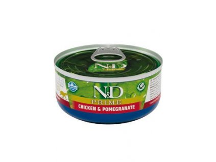 N&D CAT PRIME Adult Chicken & Pomegranate 70g 1+1 zdarma