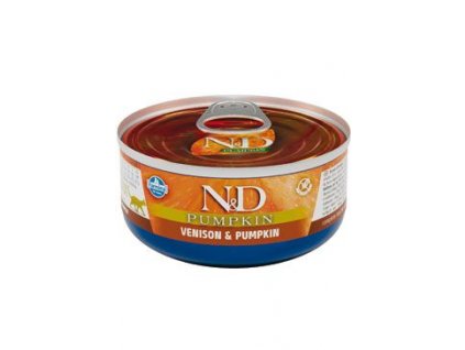 N&D CAT PUMPKIN Adult Venison & Pumpkin 70g 1+1 zdarma