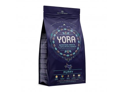 YORA Dog Puppy granule z hmyzu pro štěňata 1,5kg