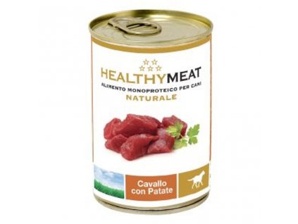 HEALTHYMEAT kousky koňského masa s bramborami 400g