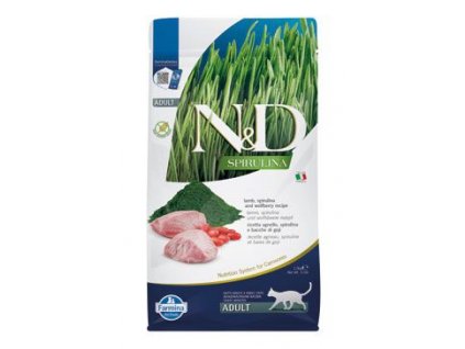 N&D SPIRULINA CAT Adult Lamb & Wolfberry 1,5kg