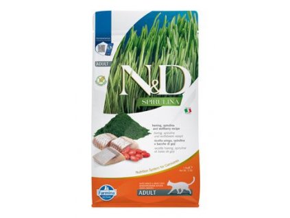 N&D SPIRULINA CAT Adult Herring & Wolfberry 1,5kg