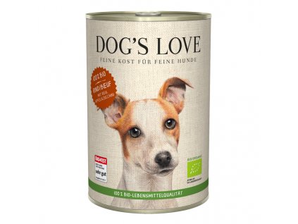 Dog's Love konzerva Bio Hovězí 400g