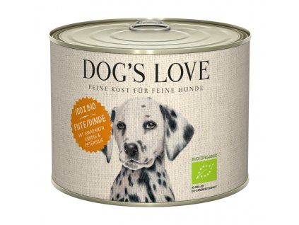 Dog's Love konzerva Bio Krocan 200g