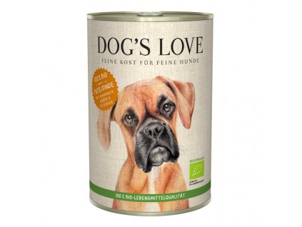 Dog's Love konzerva Bio Krocan 400g