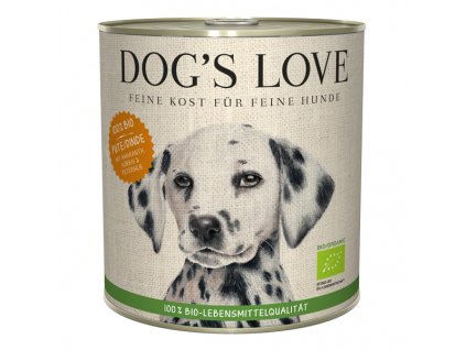 Dog's Love konzerva Bio Krocan 800g