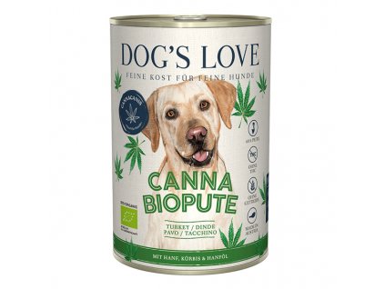 Dog's Love konzerva Canna Bio Krocan Adult 400g
