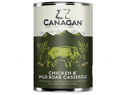 Canagan Dog konz. - Kuře a Divočák 400 g