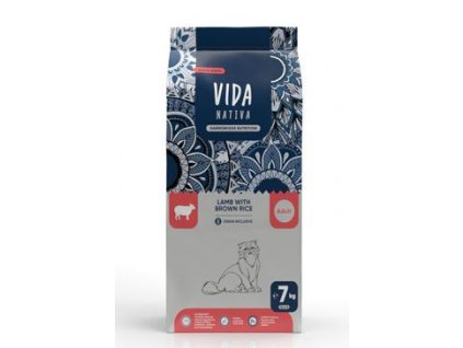 Kraftia VIDA NATIVA CAT Adult Lamb & Rice 7kg