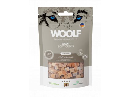 WOOLF Soft Cubes -  Goat/kozí (monoprotein) 100g