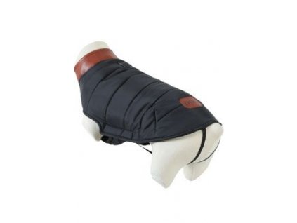 Obleček prošívaná bunda pro psy LONDON černá 25cm Zolu