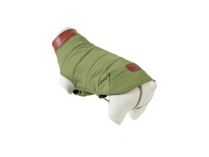 Obleček prošívaná bunda pro psy LONDON khaki 30cm Zolu