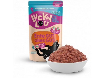 Lucky Lou Lifestage Adult s drůbežím a kachním masem 125 g