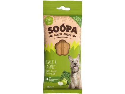 Soopa Dentální tyčinky s kapustou a jablkem 100 g