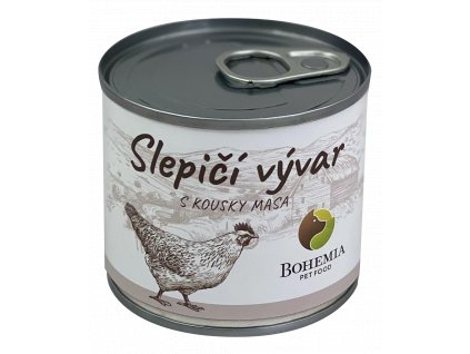 BOHEMIA Slepičí vývar s kousky masa 140ml