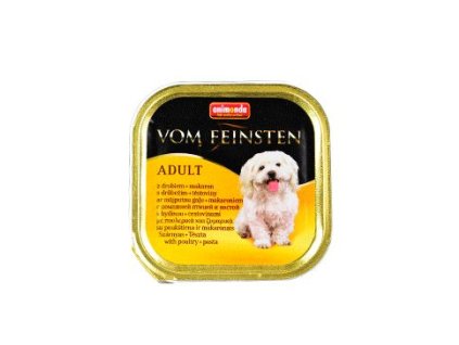 Animonda pes VOM FEINSTEN paštika Adult drůb/těst.150g