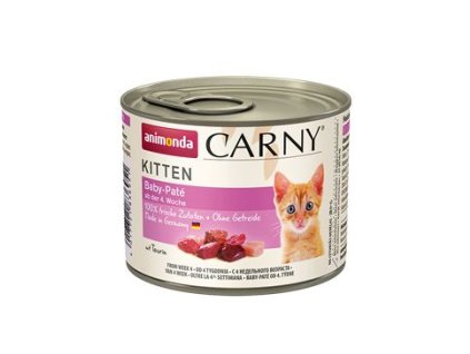 Animonda kočka CARNY konz. Kitten hovězí/kuře 200g