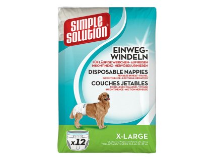 SIMPLE SOLUTION Pleny pro psy 12ks XL 2901202610024836409