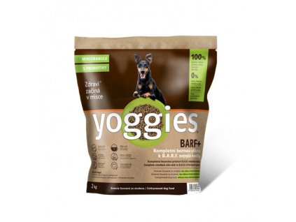 2kg yoggies barf mini priloha k syrovemu masu granule lisovane za studena s probiotiky