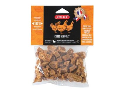 Pochoutka Kuřecí kostky 10/20mm 150g Zolux