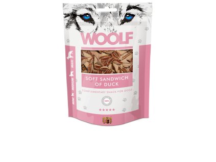 WOOLF Měkký sendvič z kachního masa s treskou 100g
