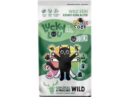 Lucky Lou Senior Geflügel & Wild se zvěřinou 340 g
