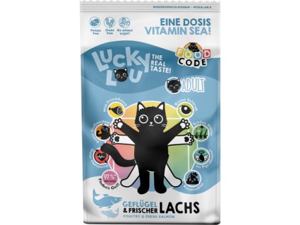 Lucky Lou Adult Geflügel & Lachs s lososem 750 g