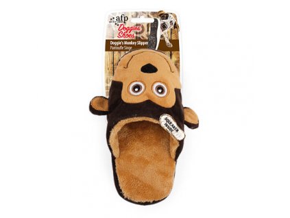 Plyšový pantofel AFP Doggies Shoes – opice