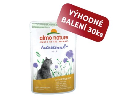Almo Nature Holistic Intestinal Help - s kuřecím 70g výhodné balení 30ks
