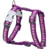 Red Dingo postroj – Daisy Chain Purple – 12 mm x 30-44 cm