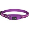 Red Dingo obojek polostahovací – Breezy Love Purple – 25 mm x 41-62 cm