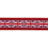 Red Dingo postroj – Union Jack Flag – 25 mm x 56-80 cm
