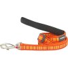Red Dingo vodítko – Lotzadotz Orange – 12 mm x 1,8 m