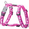 Red Dingo postroj – Camouflage Hot Pink – 20 mm x 45-66 cm
