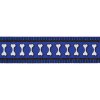 Red Dingo vodítko reflexní – Bones Navy – 12 mm x 1,8 m