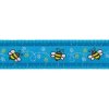 Red Dingo obojek – Bumble Bee Turquoise – 20 mm x 30-47 cm